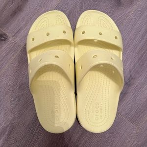 Classic croc sandals yellow